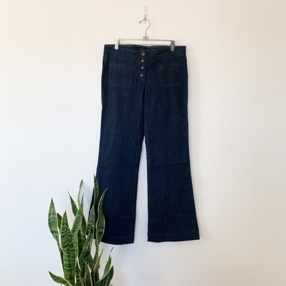 Theory Daled Arkansas Wide Leg Jeans sz 8